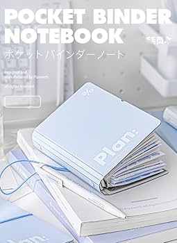 Amazon.co.jp: AFEREVZ メモ帳 a7 ルーズリーフ ファイル